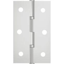 vidaXL Scharnier Effen 2 st zilver 58 x 35 x 1 mm Staal