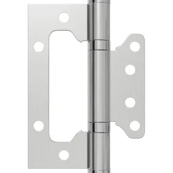 vidaXL Scharnier 4 st 100 x 75 x 13 mm zilver Staal