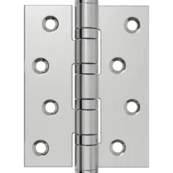 vidaXL Scharnier 4 st 100 x 78 x 13 mm zilver Staal