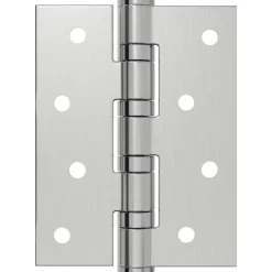 vidaXL Scharnier 4 st 100 x 78 x 13 mm zilver Staal