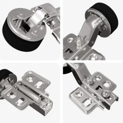 vidaXL Scharnier 2 st Zilver 35 mm IJzer