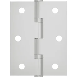 vidaXL Scharnier 2 st zilver 50 x 38 x 1,3 mm Staal