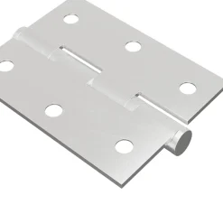 vidaXL Scharnier 2 st zilver 50 x 38 x 1,3 mm Staal