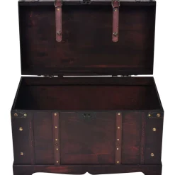 vidaXL Schatkist vintage stijl 66x38x40 cm hout
