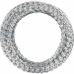 vidaXL Scheermesprikkeldraad concertina gegalvaniseerd staal 60 m