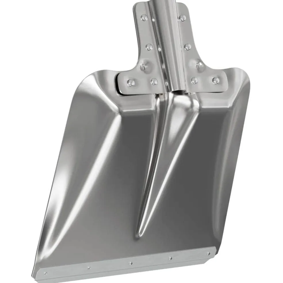 vidaXL Schep Hoofd Zilver 43 x 32,5 cm Aluminium