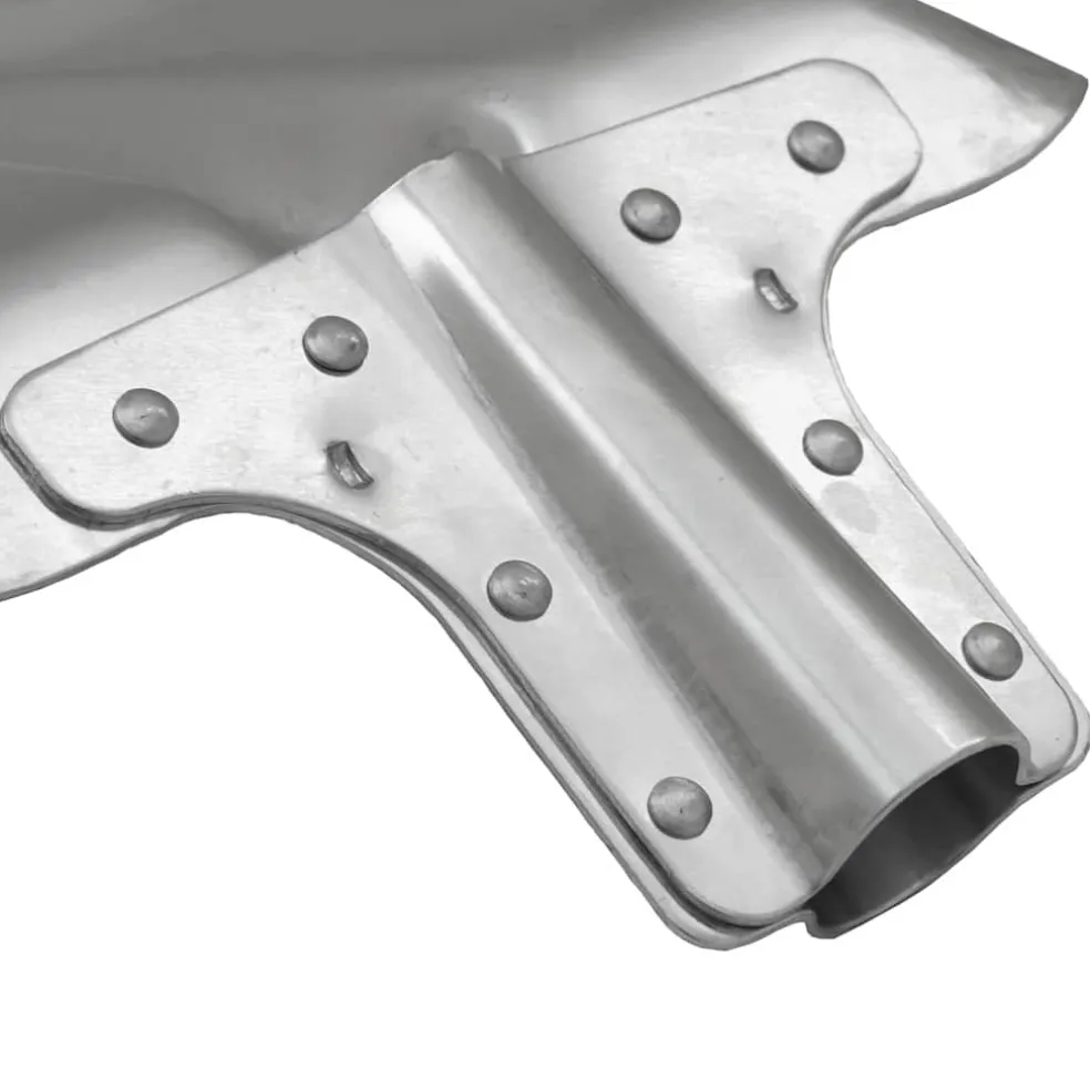 vidaXL Schep Hoofd Zilver 43 x 32,5 cm Aluminium