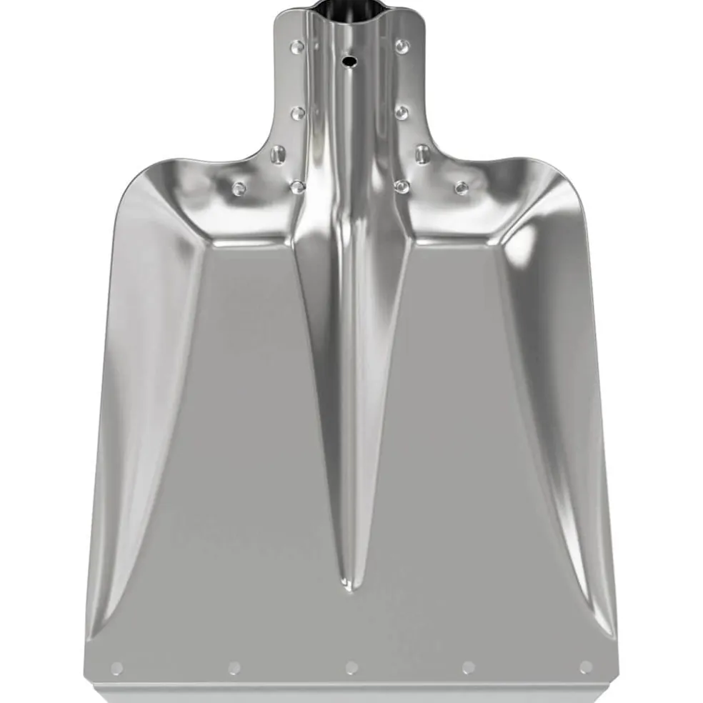 vidaXL Schep Hoofd Zilver 43 x 32,5 cm Aluminium