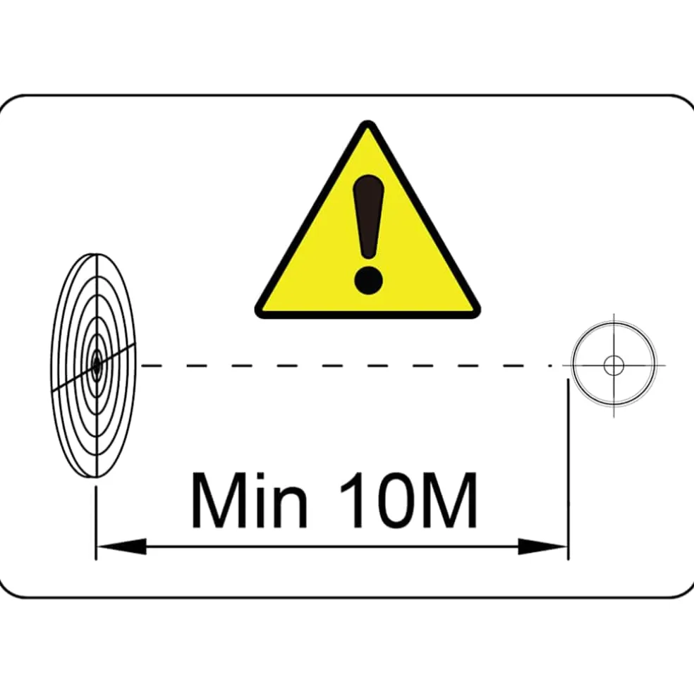 vidaXL Schietkast magnetisch met targets 4+1 eendontwerp