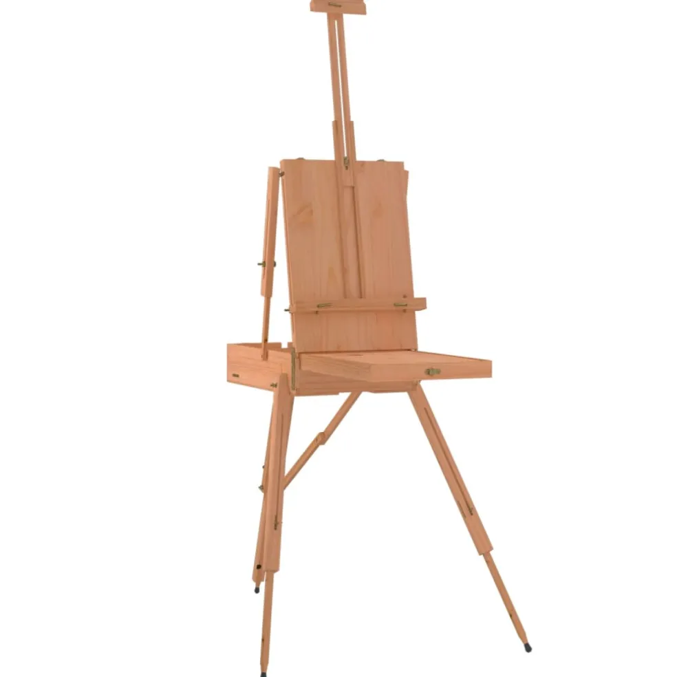 vidaXL Schildersezel 81x121x173 cm massief beukenhout