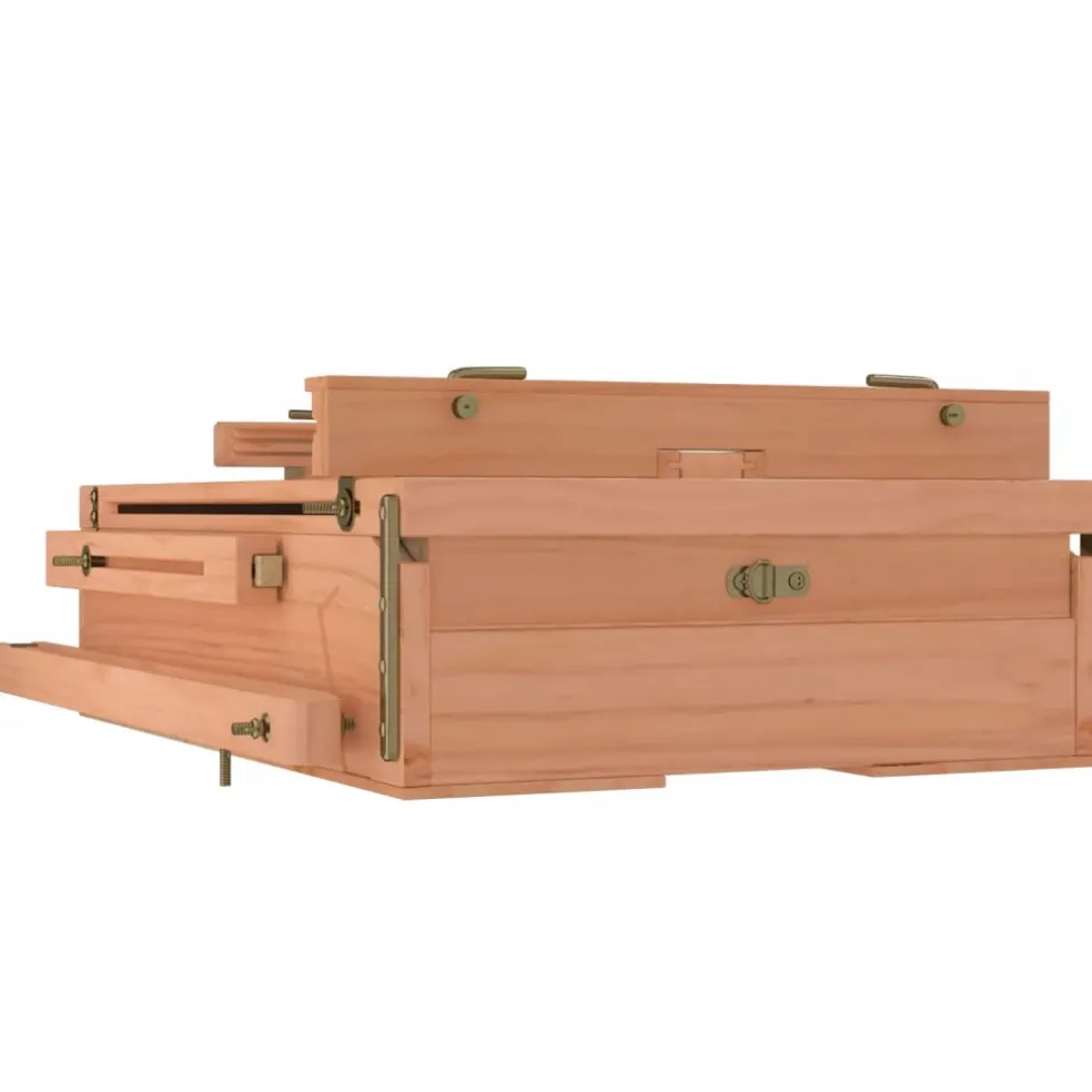 vidaXL Schildersezel 81x121x173 cm massief beukenhout