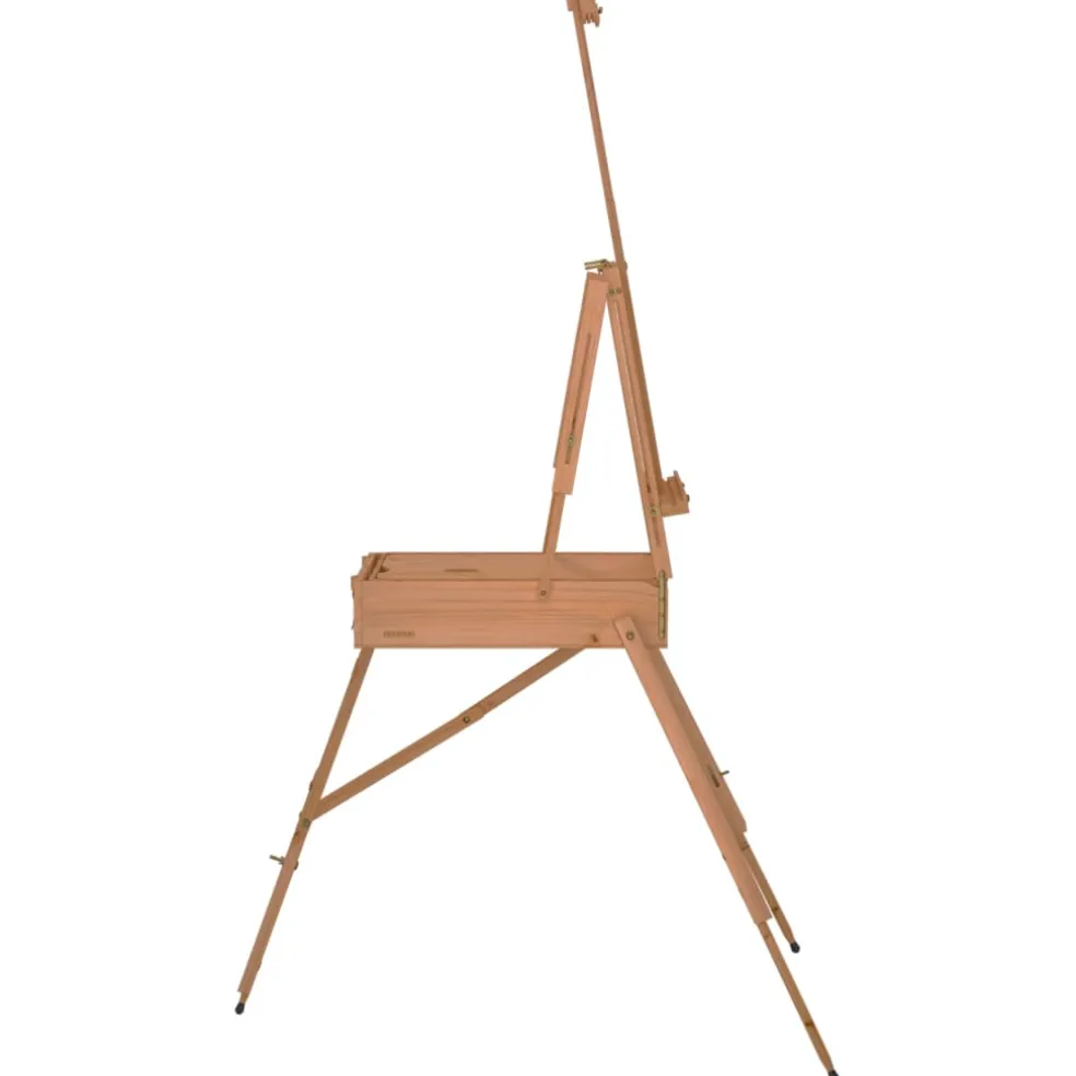 vidaXL Schildersezel 81x121x173 cm massief beukenhout
