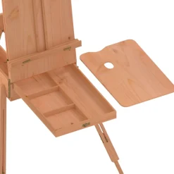 vidaXL Schildersezel 81x121x173 cm massief beukenhout