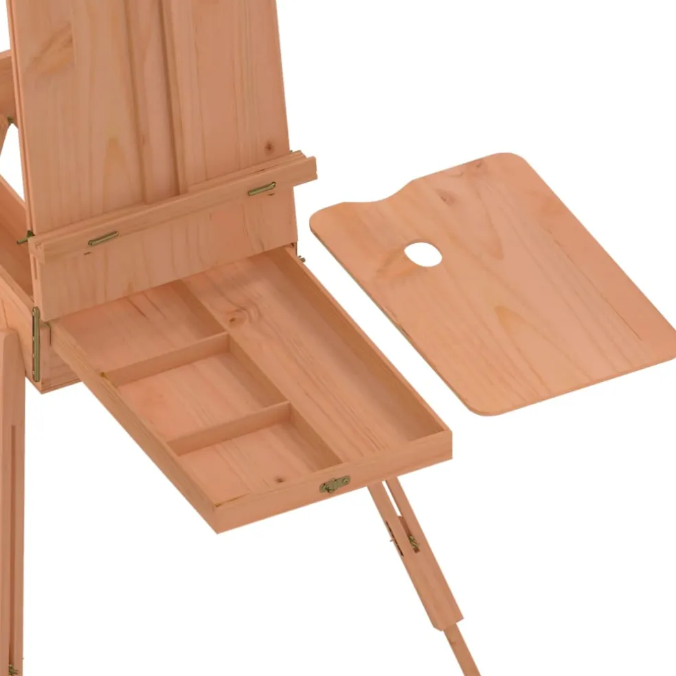 vidaXL Schildersezel 81x121x173 cm massief beukenhout