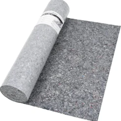 vidaXL Schildersvlies anti-slip 50 m 280 g/m² grijs