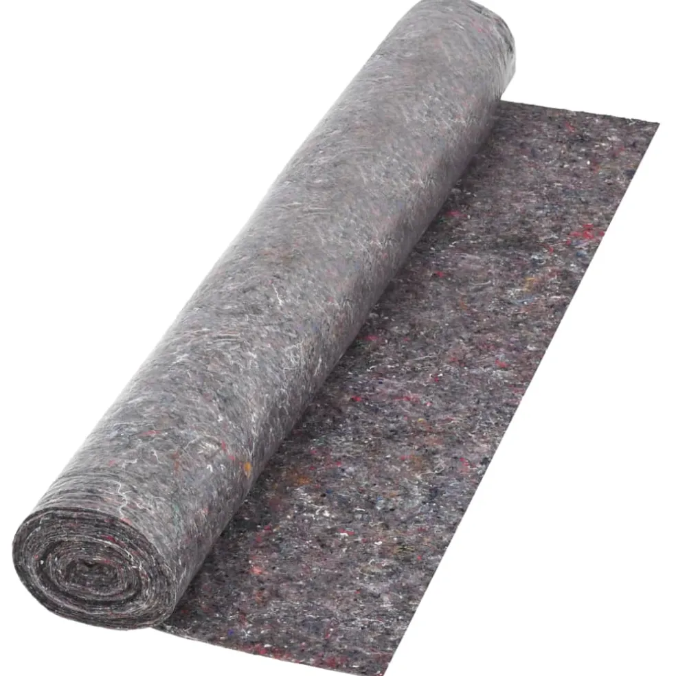 vidaXL Schildersvlies anti-slip 50 m 180 g/m² grijs