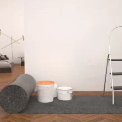 vidaXL Schildersvlies anti-slip 50 m 180 g/m² grijs