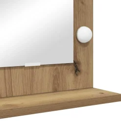 vidaXL Schmink Spiegel Artisan Eiken 60 x 55 x 18 cm Rechthoekig