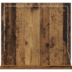 vidaXL Schmink Spiegel Oudhout 60 x 55 x 18 cm Rechthoekig