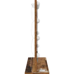vidaXL Schmink Spiegel Oudhout 60 x 55 x 18 cm Rechthoekig