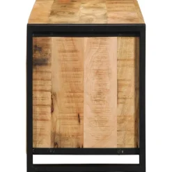 vidaXL Schoenenbank Bruin 100 x 40 x 50 cm Massief mangohout