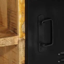 vidaXL Schoenenbank Bruin 100 x 40 x 50 cm Massief mangohout