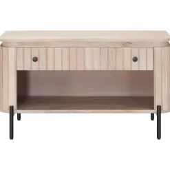 vidaXL Schoenenbank met lade met plank met opslag 85 x 37 x 48 cm
