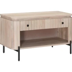 vidaXL Schoenenbank met lade met plank met opslag 85 x 37 x 48 cm