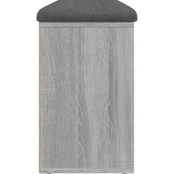 vidaXL Schoenenbank 82x32x50 cm bewerkt hout bruin eikenkleur