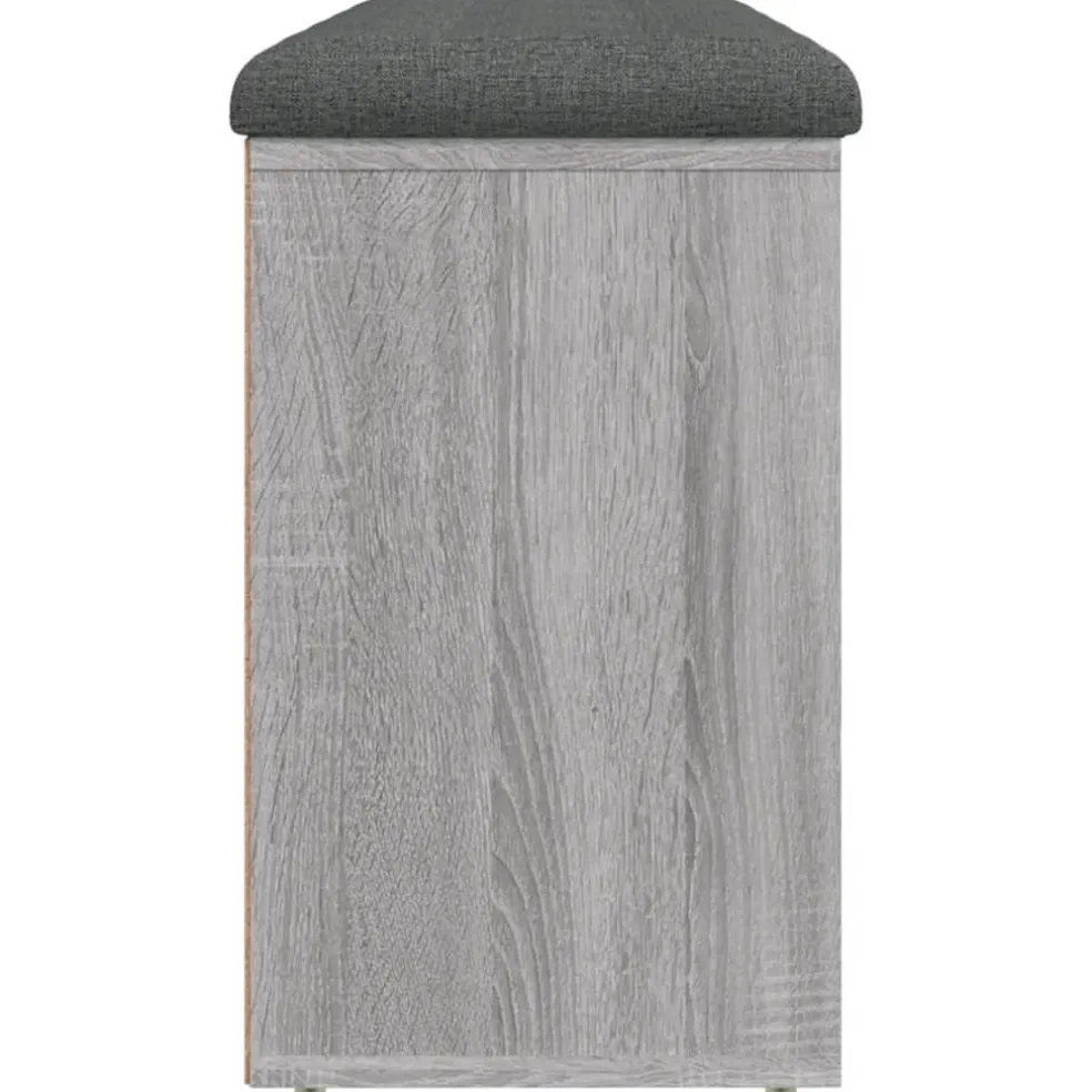 vidaXL Schoenenbank 82x32x50 cm bewerkt hout bruin eikenkleur