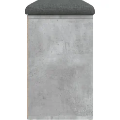 vidaXL Schoenenbank 82x32x50 cm bewerkt hout betongrijs