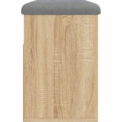 vidaXL Schoenenbank 82x32x45,5 cm bewerkt hout sonoma eikenkleurig