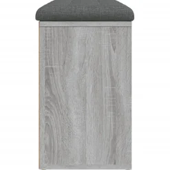 vidaXL Schoenenbank 82x32x50 cm bewerkt hout grijs sonoma eikenkleurig
