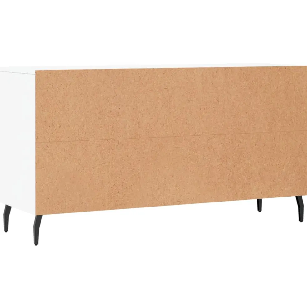 vidaXL Schoenenbank 102x35x55 cm bewerkt hout wit