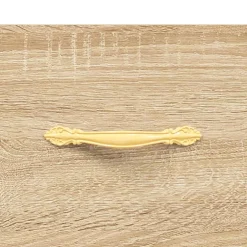 vidaXL Schoenenbank 102x35x55 cm bewerkt hout sonoma eikenkleurig