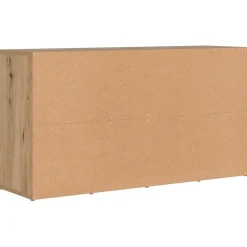 vidaXL Schoenenbank 103 x 30 x 54,5 cm Bewerkt hout Artisanaal eiken