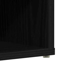 vidaXL Schoenenkast 2 st 52 x 30 x 50,5 cm Bewerkt hout Zwart eiken