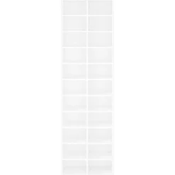 vidaXL Schoenenkast 54x34x183 cm bewerkt hout wit