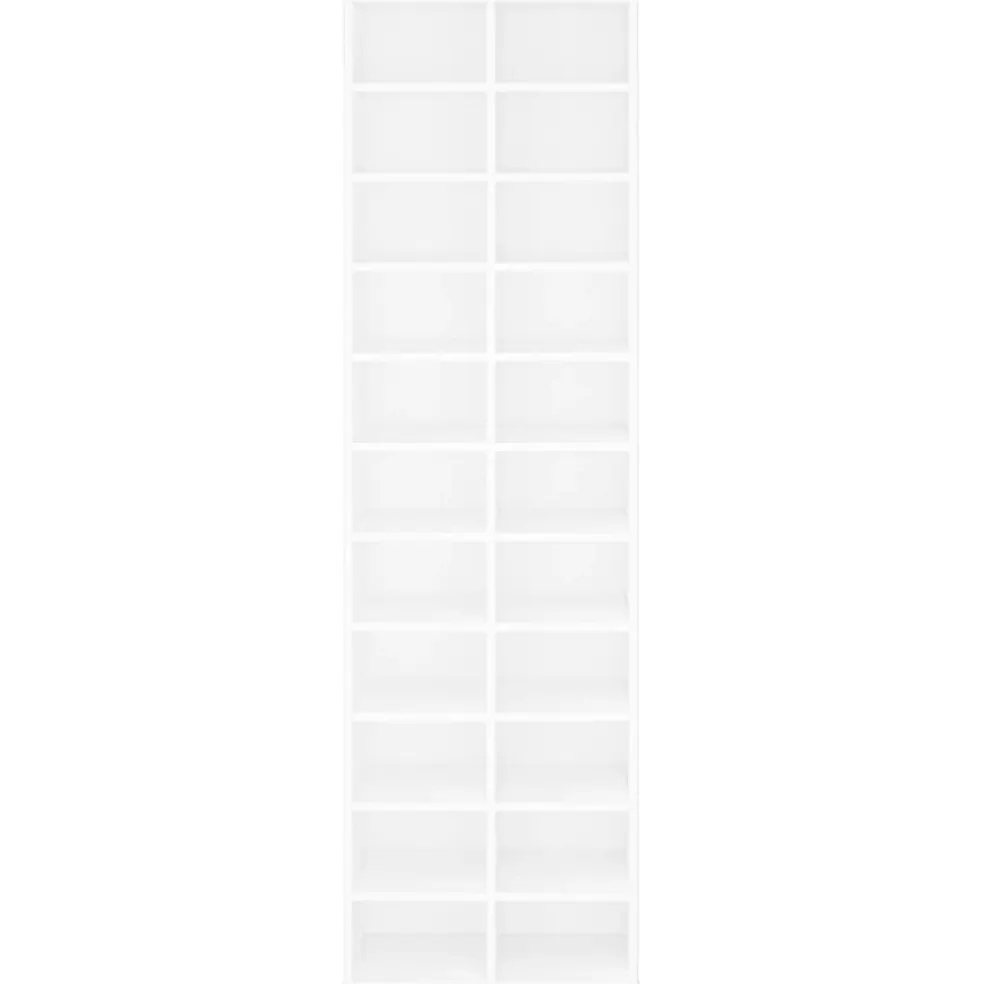 vidaXL Schoenenkast 54x34x183 cm bewerkt hout wit
