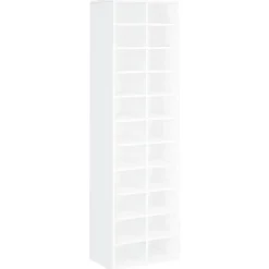 vidaXL Schoenenkast 54x34x183 cm bewerkt hout wit