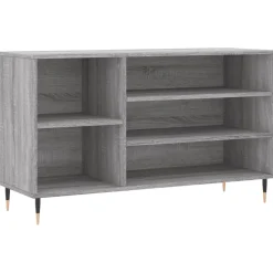 vidaXL Schoenenkast 102x36x60 cm bewerkt hout sonoma grijs