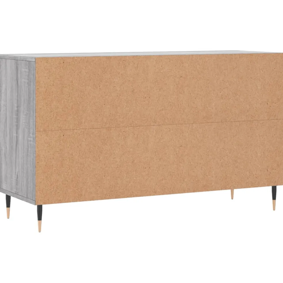 vidaXL Schoenenkast 102x36x60 cm bewerkt hout sonoma grijs
