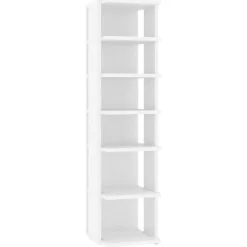 vidaXL Schoenenkast 27,5x27x102 cm bewerkt hout wit