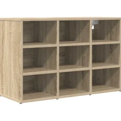 vidaXL Schoenenkast 77,5 x 30 x 51 cm Bewerkt hout Sonoma Eiken