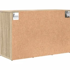 vidaXL Schoenenkast 77,5 x 30 x 51 cm Bewerkt hout Sonoma Eiken