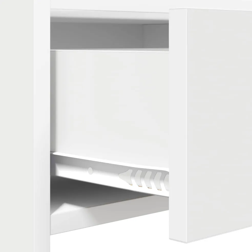 vidaXL Schoenenkast 73,5 x 36 x 92 cm Bewerkt hout Wit