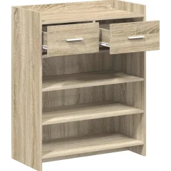 vidaXL Schoenenkast 73,5 x 36 x 92 cm Bewerkt hout Sonoma Eiken
