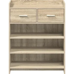 vidaXL Schoenenkast 73,5 x 36 x 92 cm Bewerkt hout Sonoma Eiken