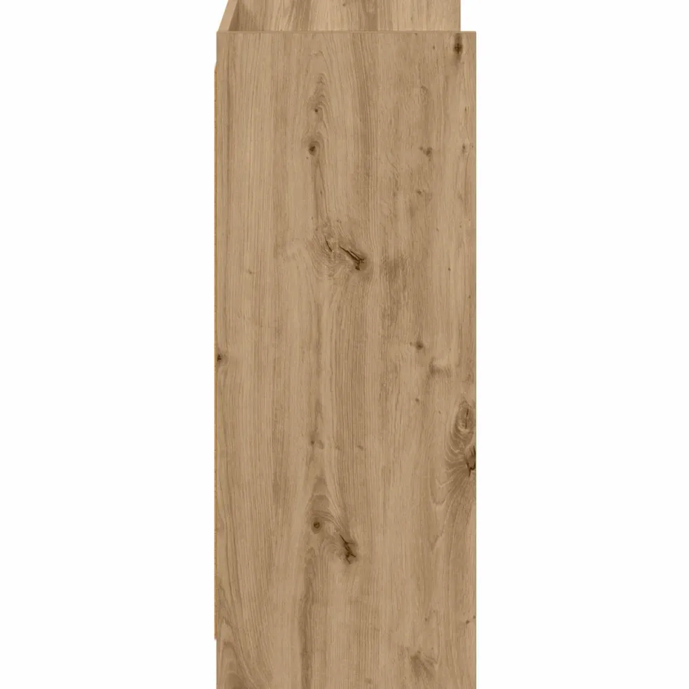 vidaXL Schoenenkast 48 x 36 x 92 cm Bewerkt hout Artisanaal eiken