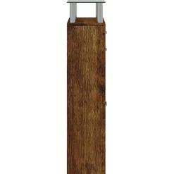 vidaXL Schoenenkast 63x24x104 cm bewerkt hout gerookt eikenkleurig
